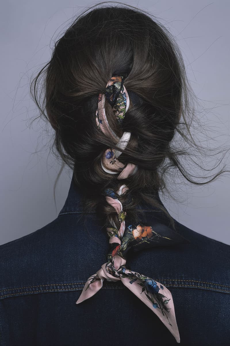 Dior Fall Winter 2021 Silk Scarves Hair Braids