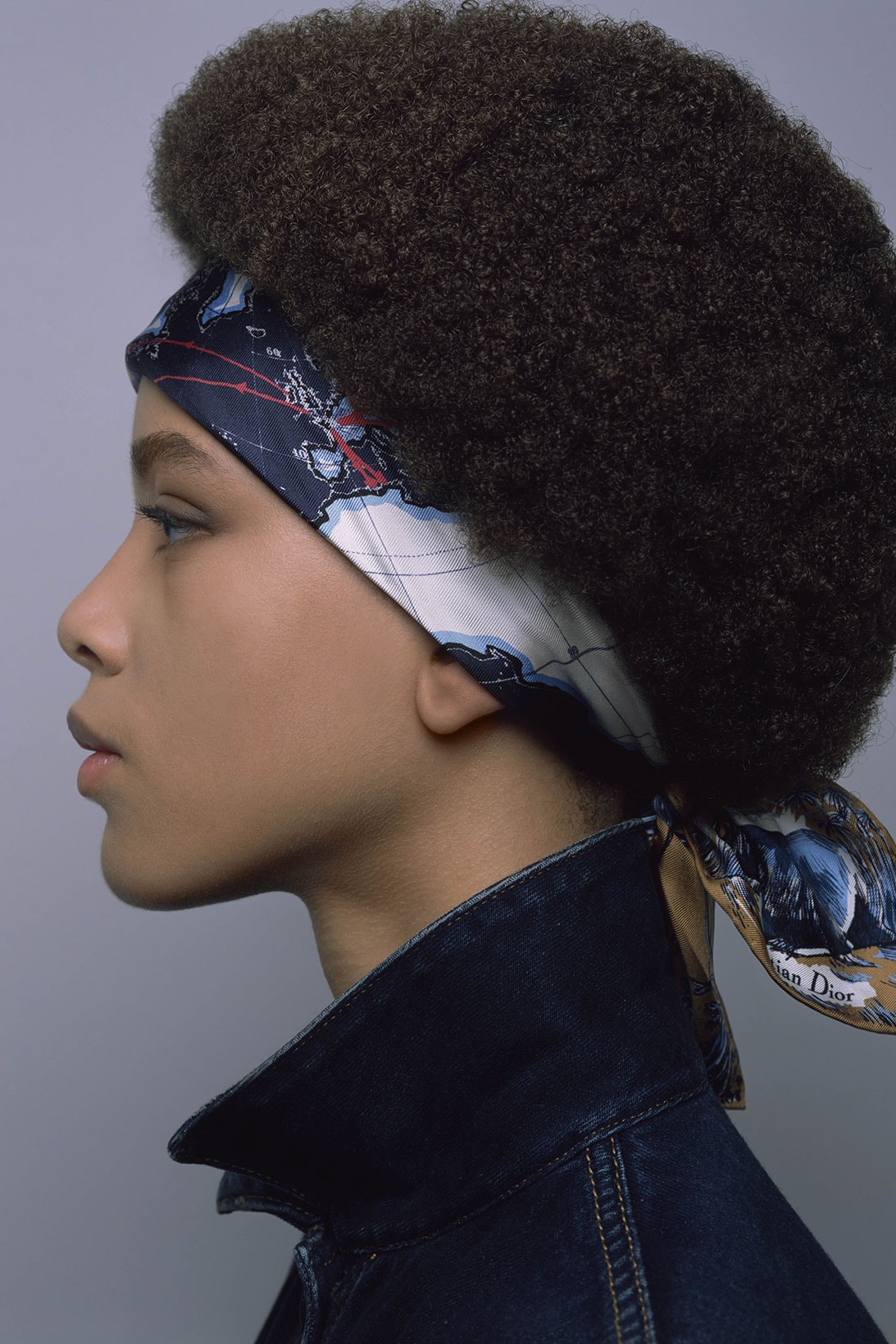 Dior Fall Winter 2021 Silk Scarves Headband
