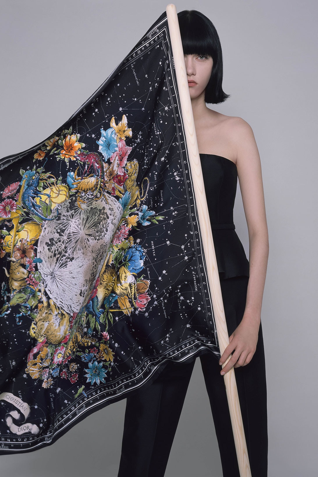 Dior Fall Winter 2021 Silk Scarves Flag Print
