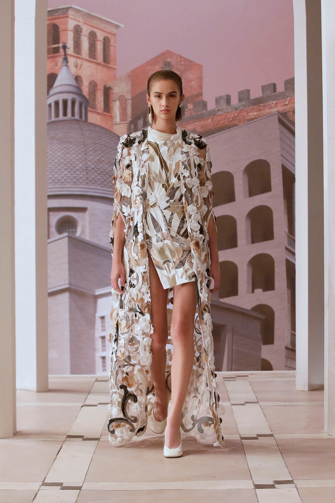 Fendi Kim Jones Fall/Winter 2021 Couture Collection dress coat