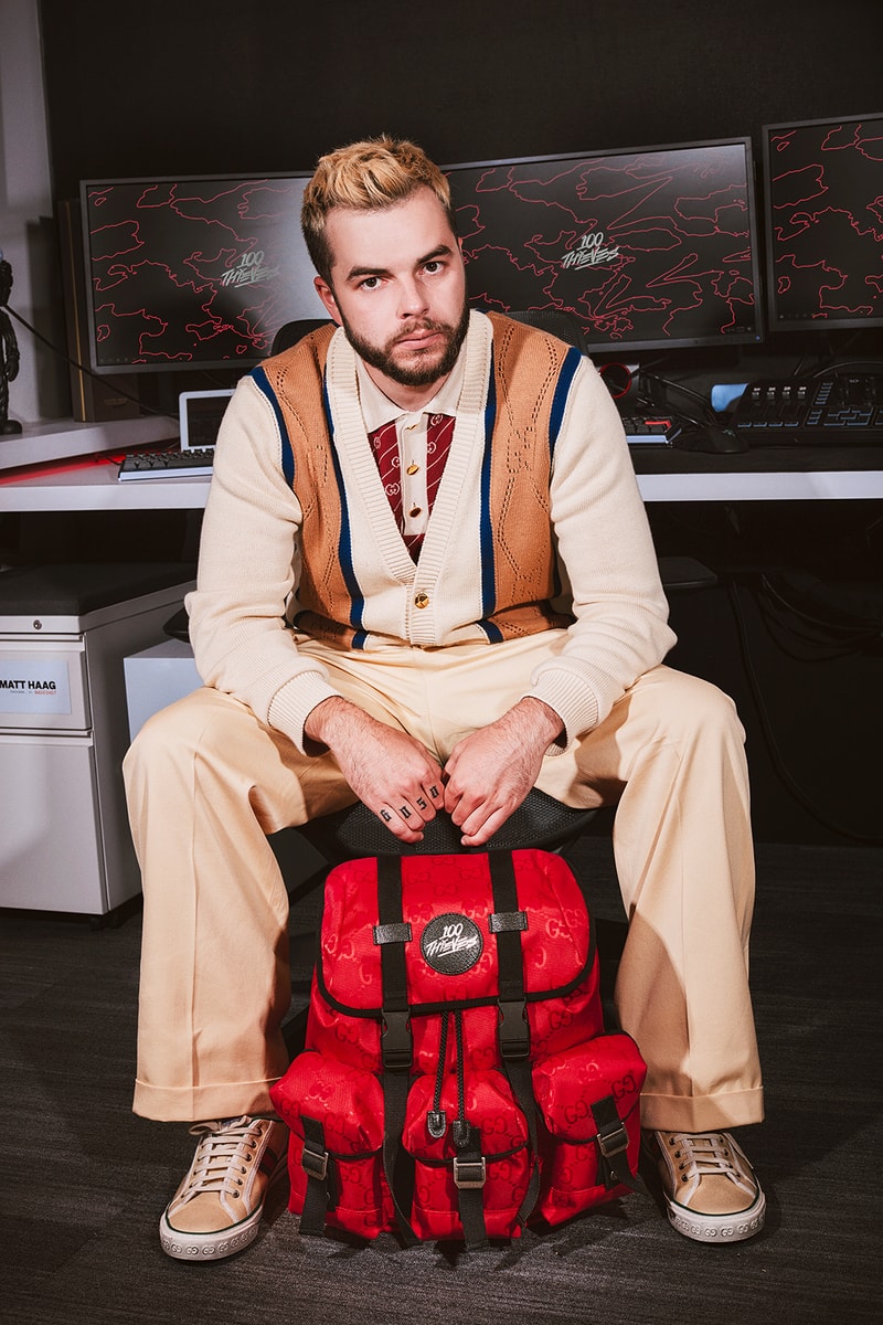 Gucci and 100 Thieves launch new backpack collab. Only 200 are available at  a price tag of $2,500