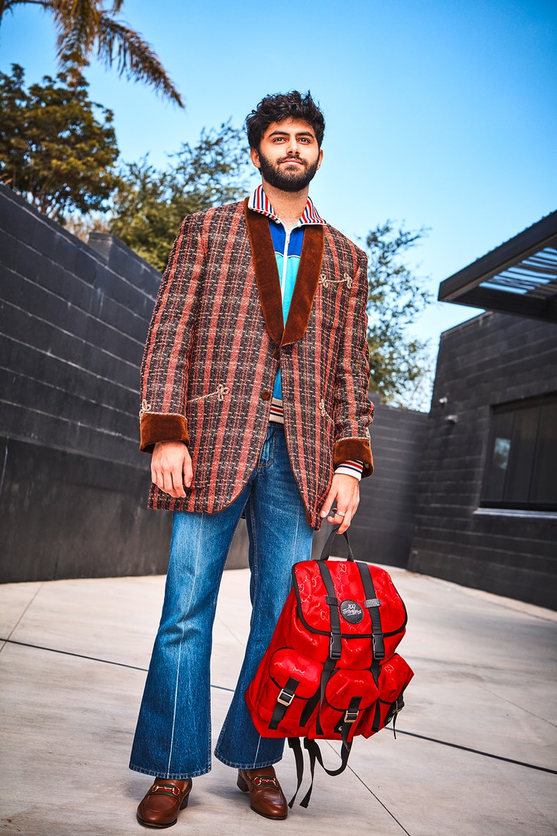 100 Thieves x Gucci Backpack Collaboration Release