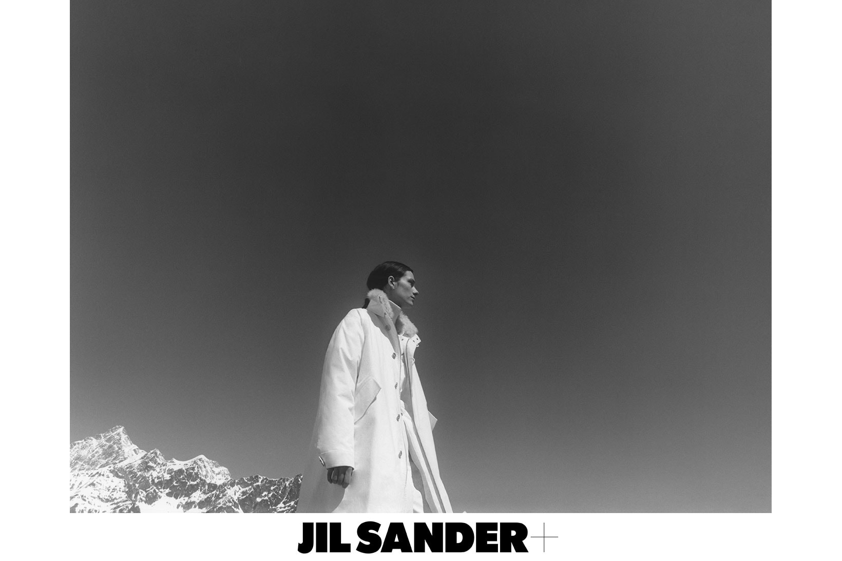 Jil Sander Fall Winter 2021 FW21 Campaign Coat Sky
