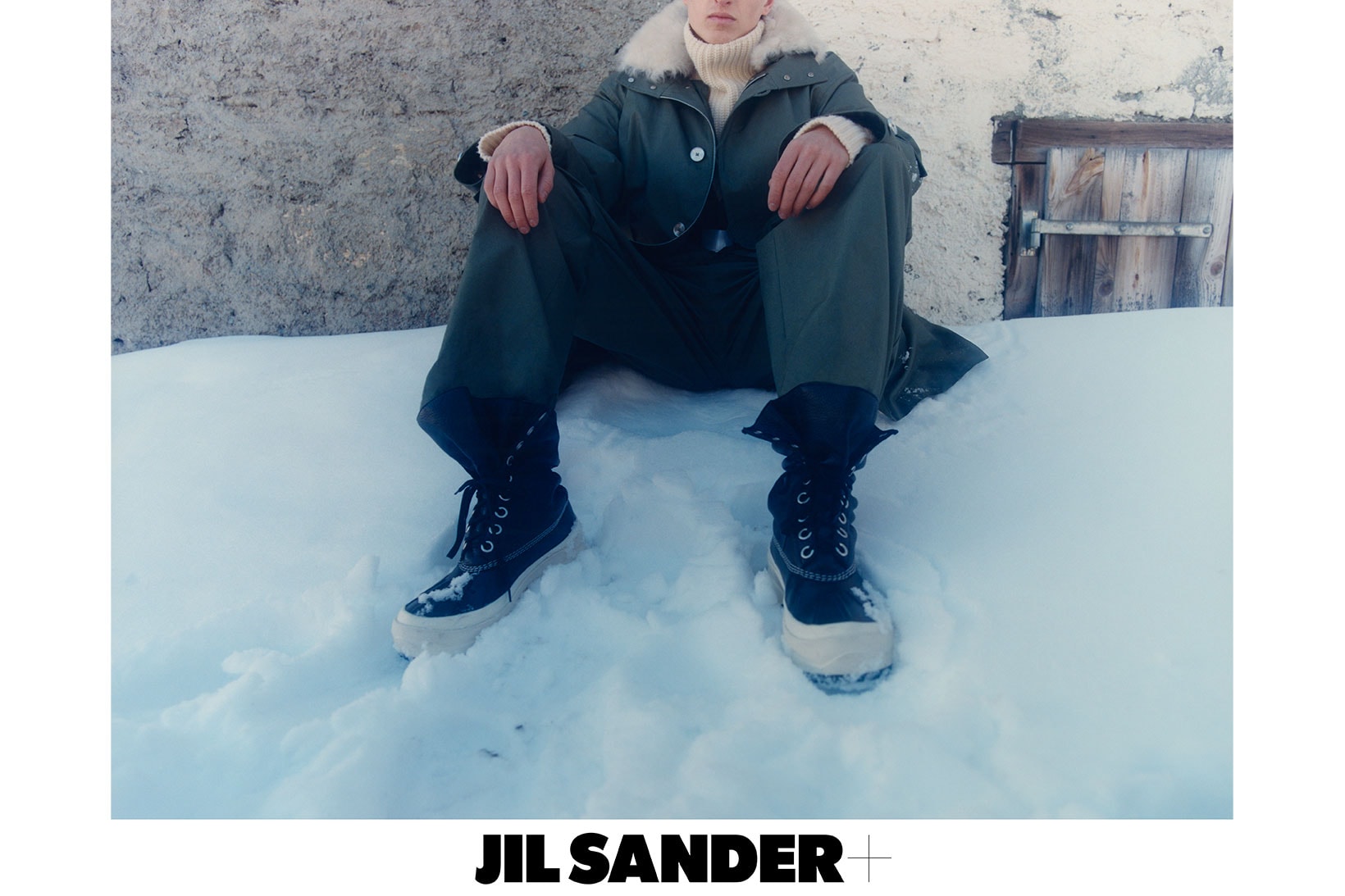 Jil Sander Fall Winter 2021 FW21 Campaign Boots Snow