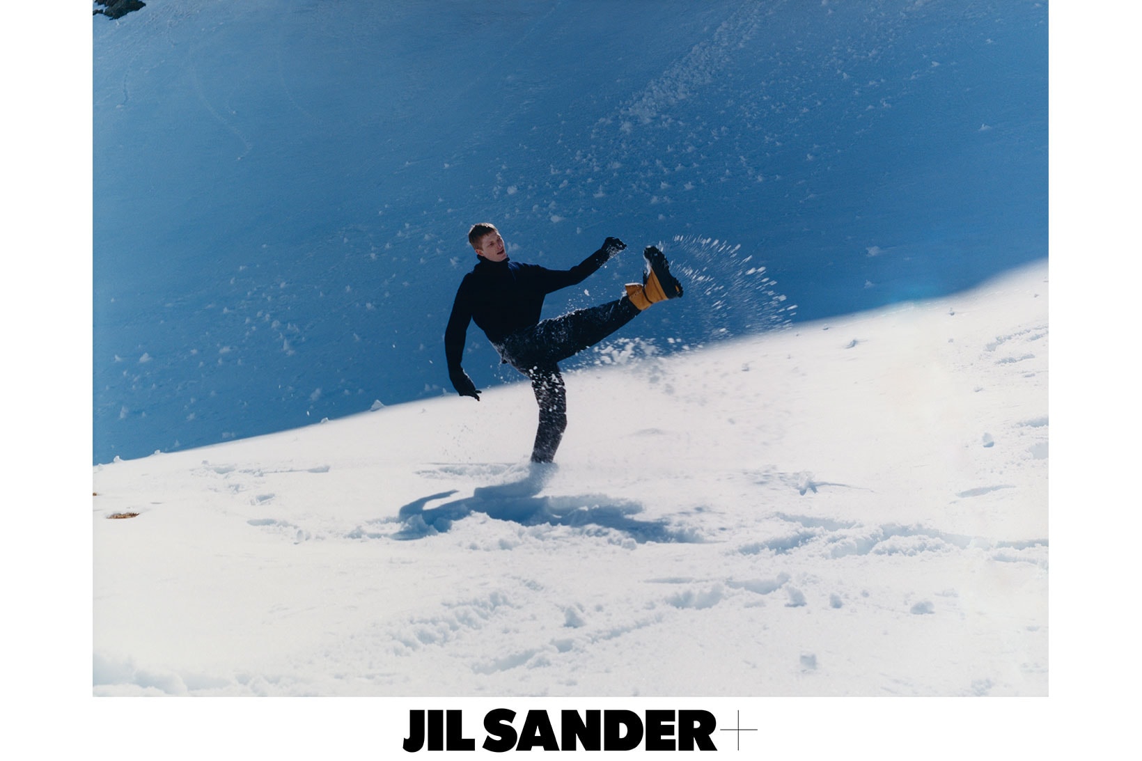 Jil Sander Fall Winter 2021 FW21 Campaign Snow Boots Sky