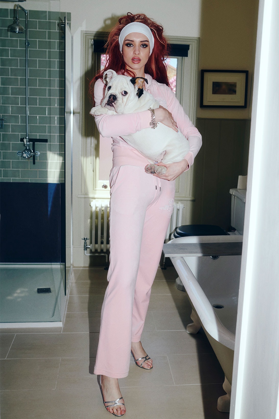 juicy couture velour tracksuit 25th anniversary dog pet pink
