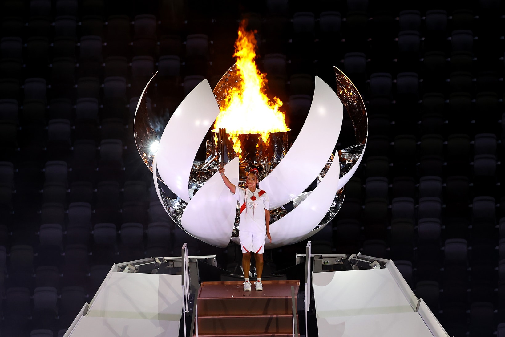 Naomi Osaka Tokyo Olympics Cauldron Lighting
