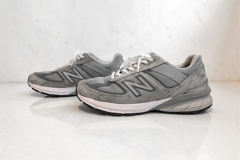 new balance 990v5 navy light grey