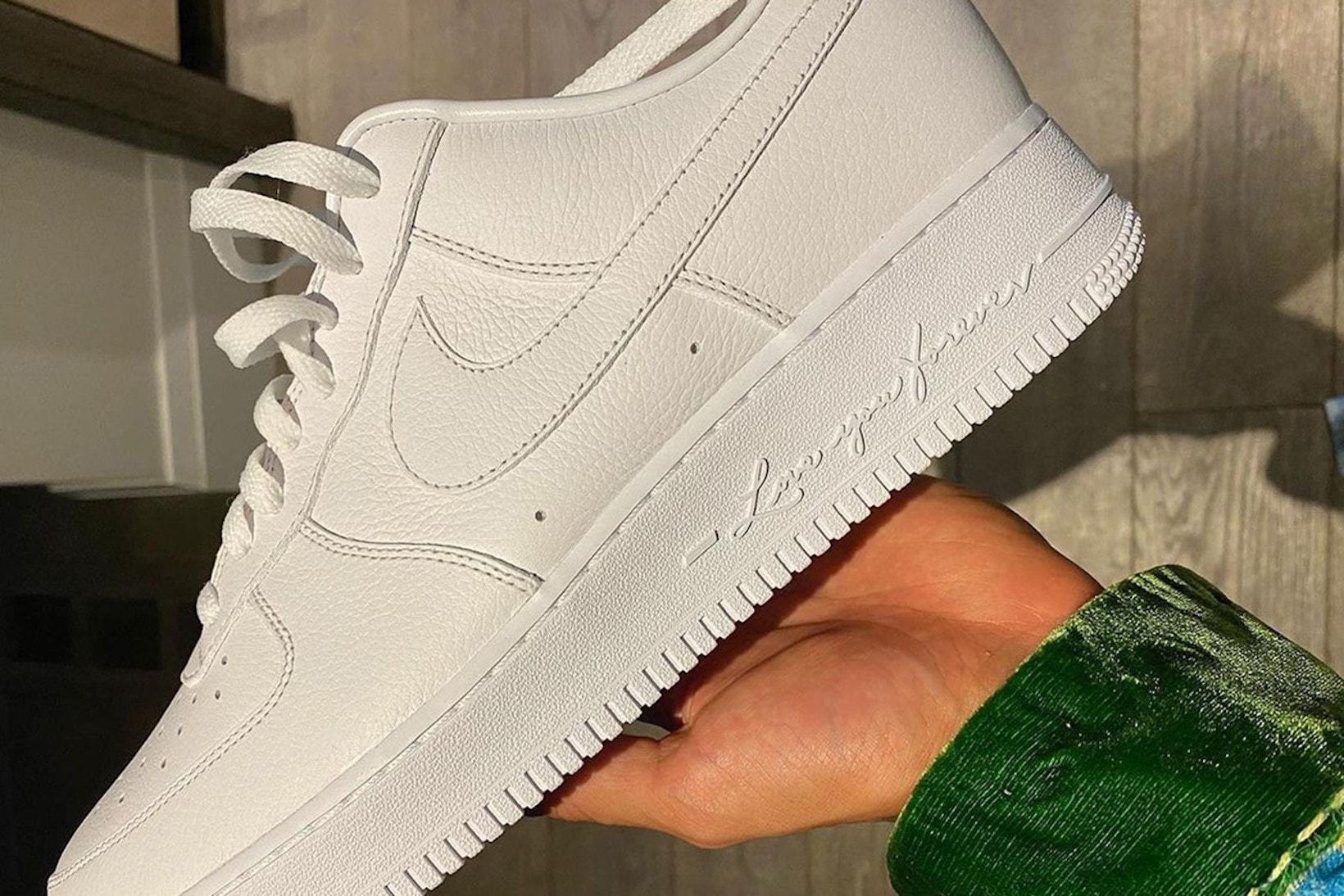 Drake Nike Air Force 1 AF1 Certified Lover Boy OVO Sneakers Collaboration White Kicks Footwear