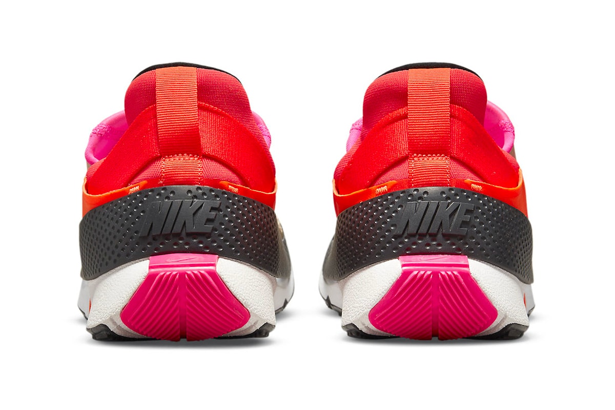 Nike GO FlyEase Accessible Sneakers Heels Red Black Details