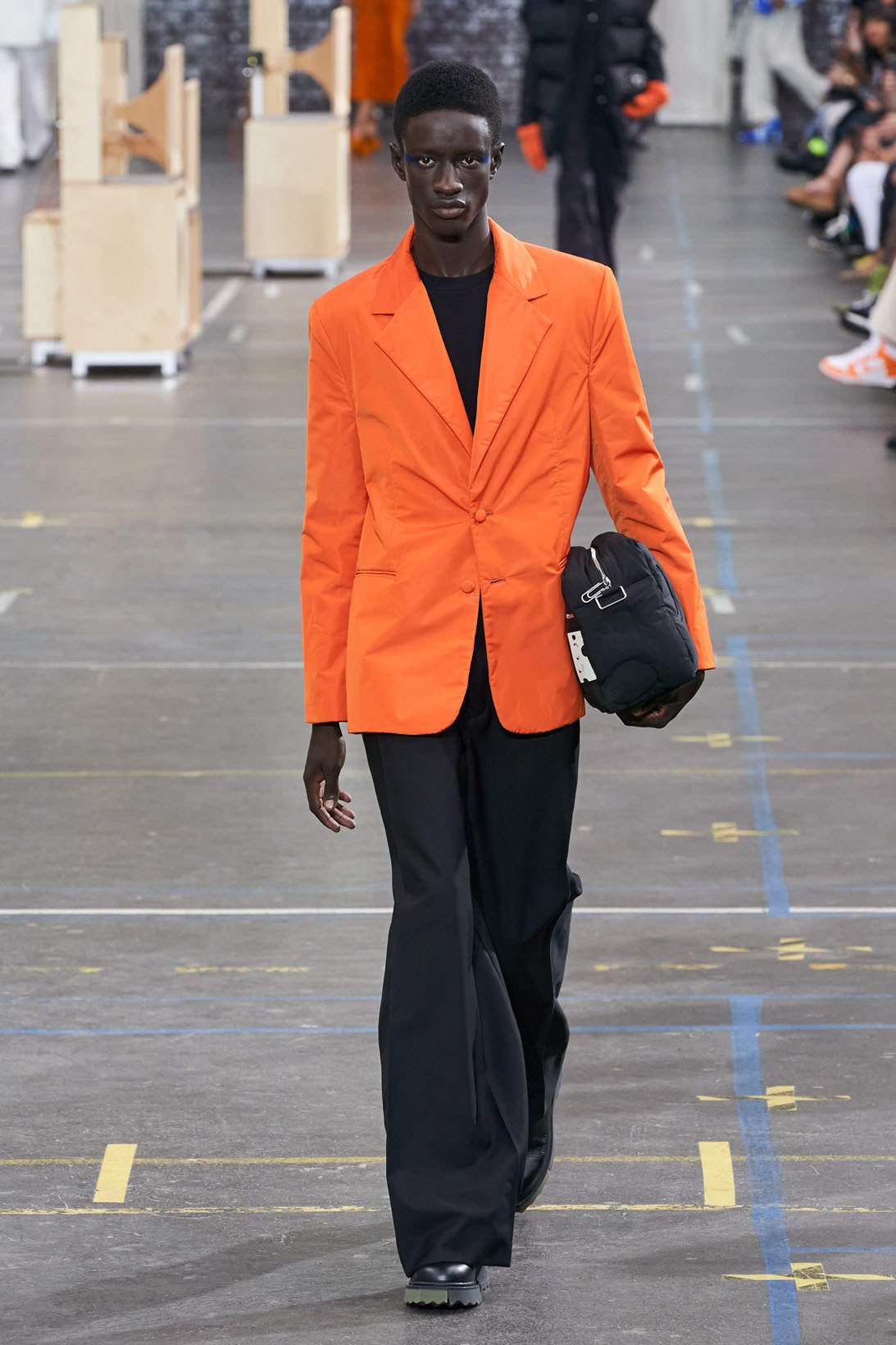 off-white virgil abloh fall winter collection runway laboratory of fun bella hadid amber valletta joan smalls m.i.a. watch 