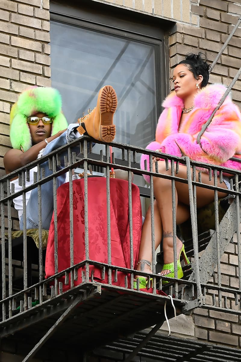 Rihanna A Ap Rocky Filming Music Video In Nyc Hypebae