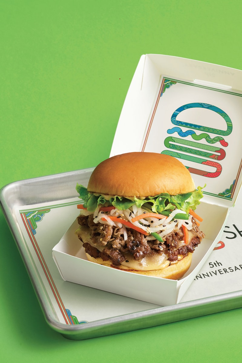 shake shack south korea 5th anniversary bulgogi burger