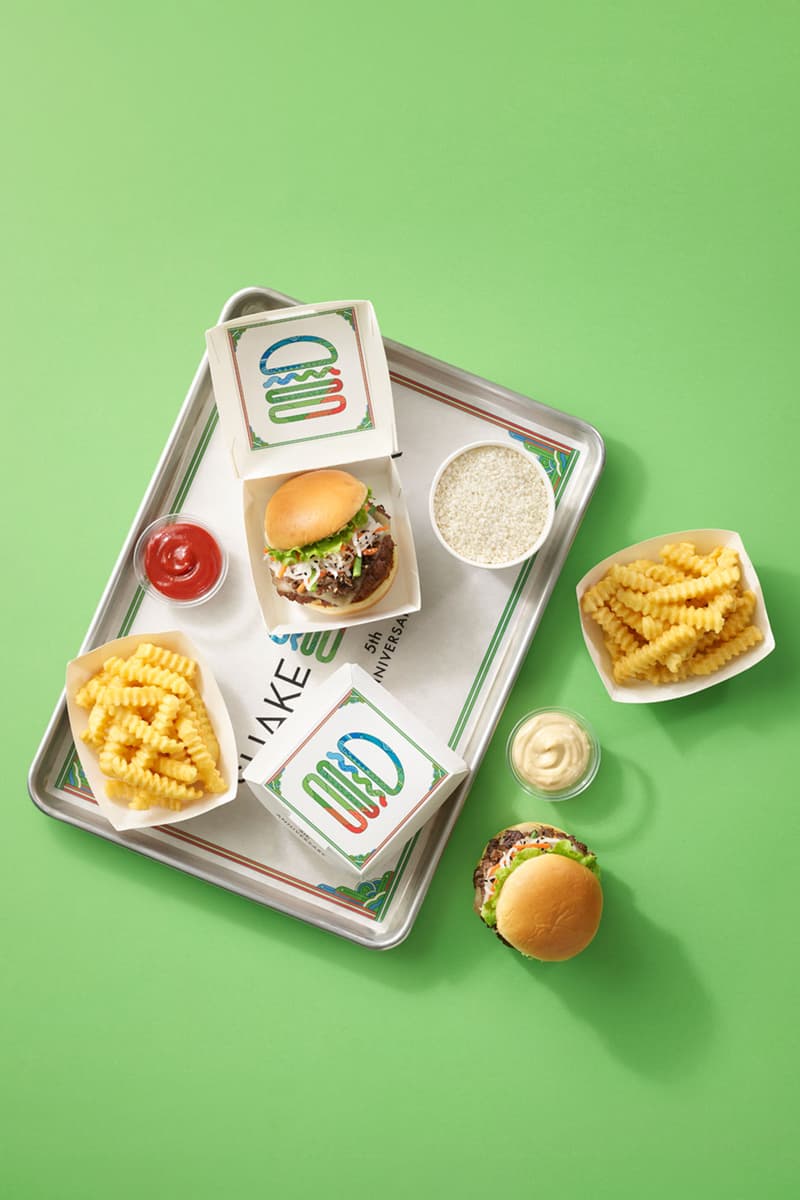 shake shack south korea 5th anniversary bulgogi burger makgeolli shake set