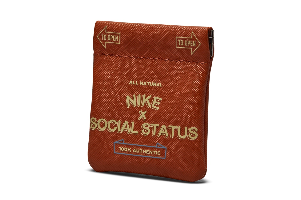 social status nike dunk mid milk carton packaging bag