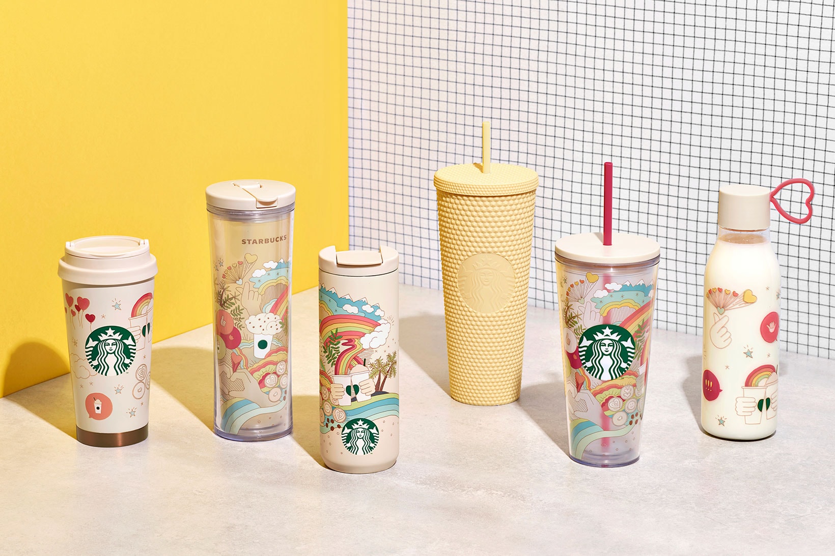 Starbucks Summer Joy of Connection Collection Cups Tumblers