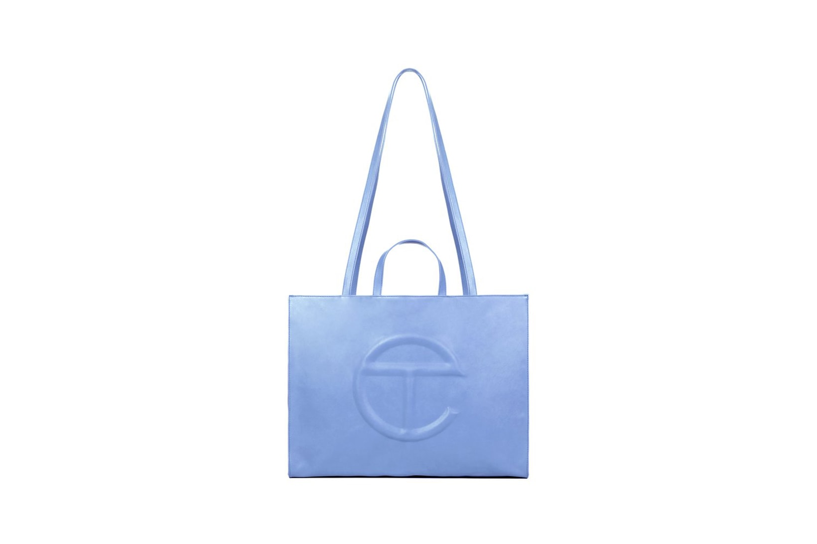 Telfar Shopping Bag New Cerulean Blue Color Large