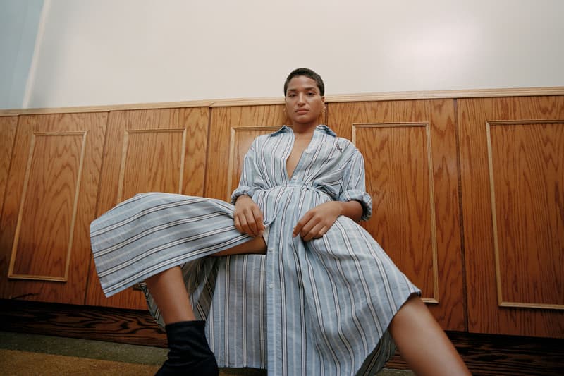 Tommy Hilfiger Indya Moor Gender Fluid Collaboration Campaign Striped Dress