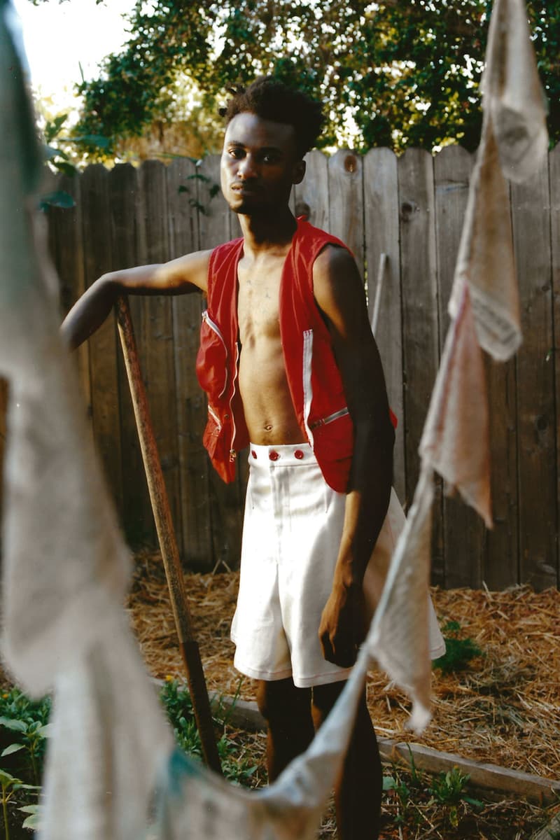 Friends With Animals x Docs Family Farm red vest and shorts garden