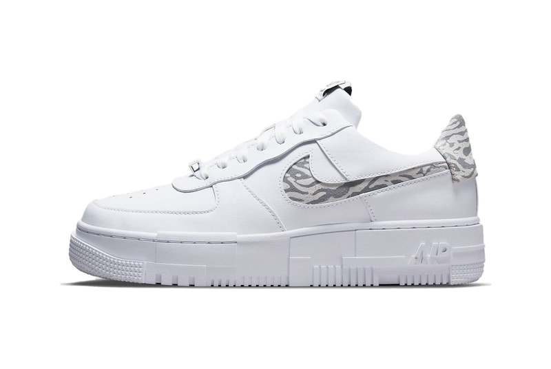 Side view of Nike Air Force 1 SE Pixel