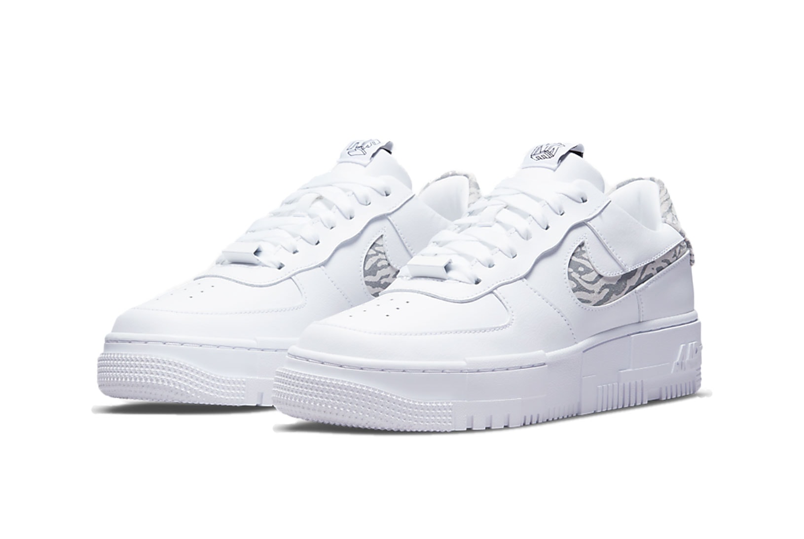 Front view of Nike Air Force 1 SE Pixel