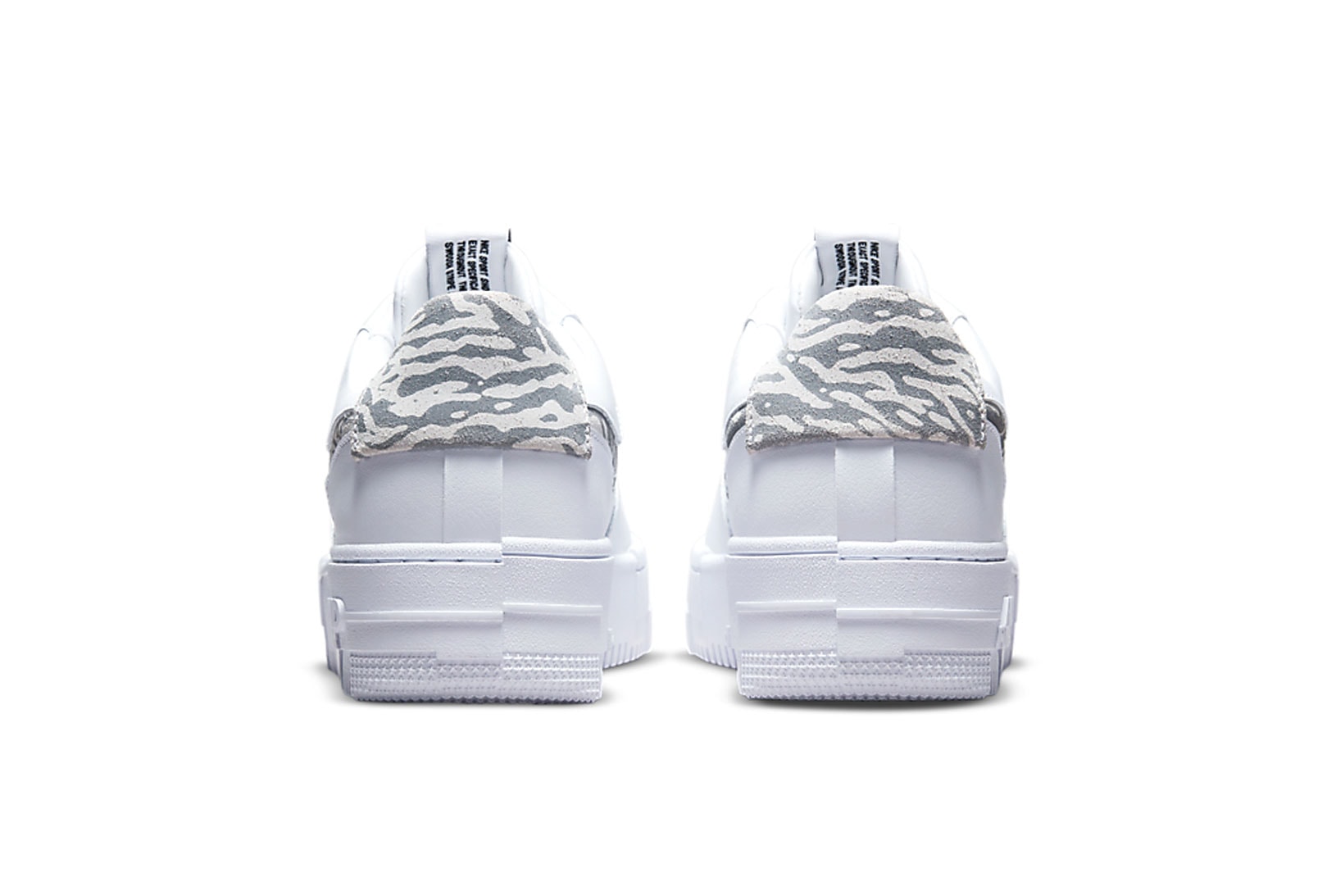 Back view of Nike Air Force 1 SE Pixel