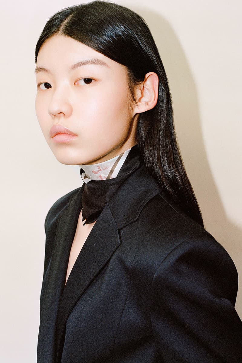 Shanghai Tang Yuni Ahn model black blazer