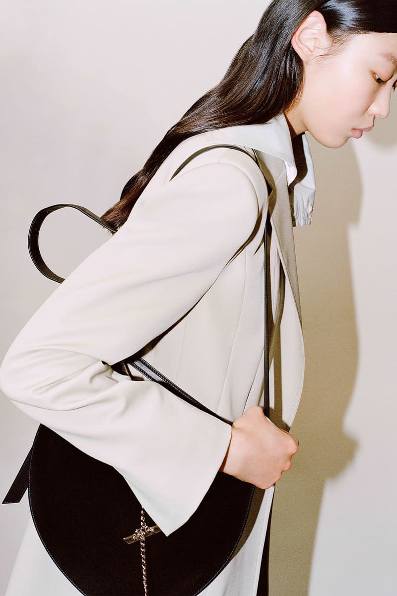 Shanghai Tang Yuni Ahn model fortune cookie bag