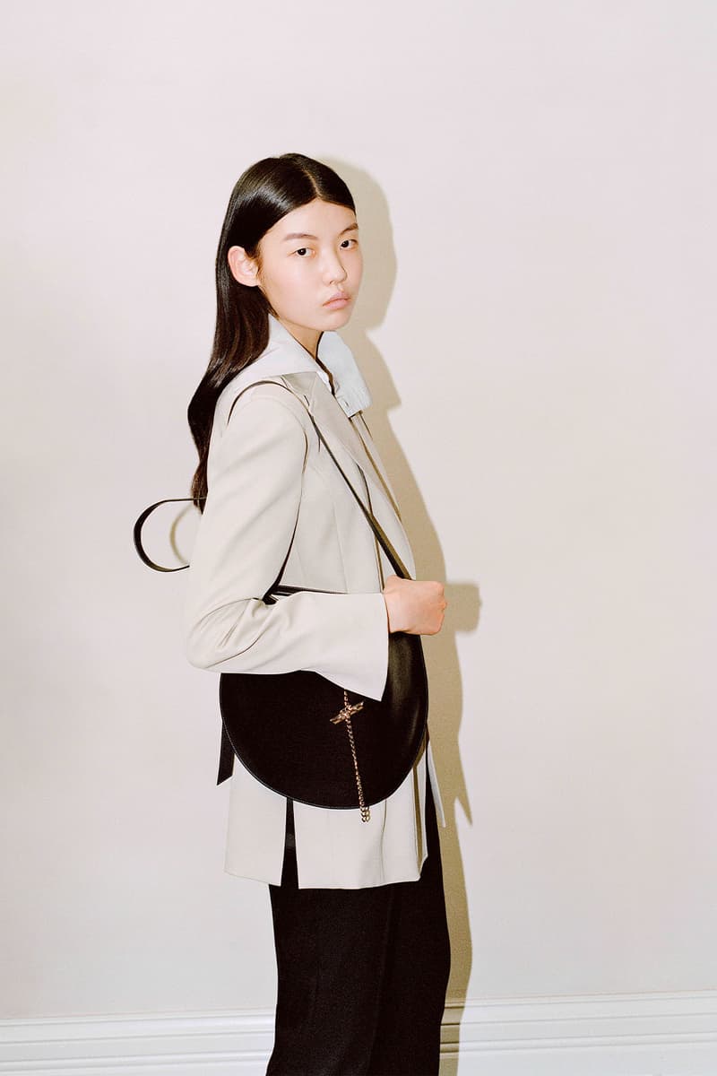 Shanghai Tang Yuni Ahn model fortune cookie bag