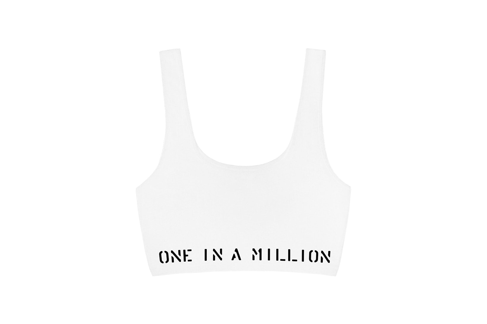 Aaliyah One In A Million Album Merch Collection sports bra