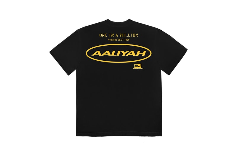 Aaliyah One In A Million Album Merch Collection tshirt tee