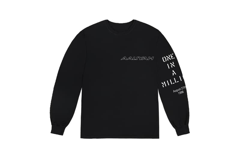 Aaliyah One In A Million Album Merch Collection Crewneck Sweatshirt