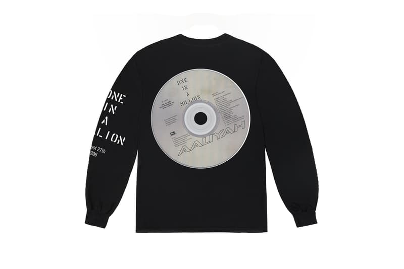 Aaliyah One In A Million Album Merch Collection Crewneck Sweatshirt