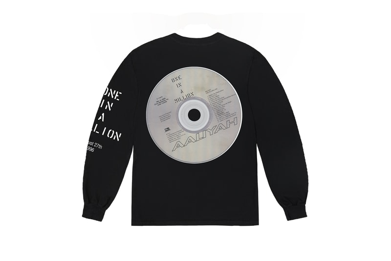 Aaliyah One In A Million Album Merch Collection Crewneck Sweatshirt