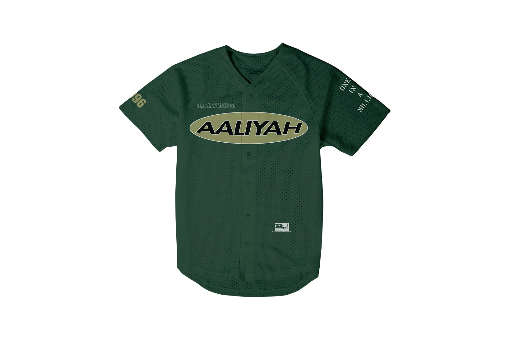 Aaliyah One In A Million Album Merch Collection Baseball jersey