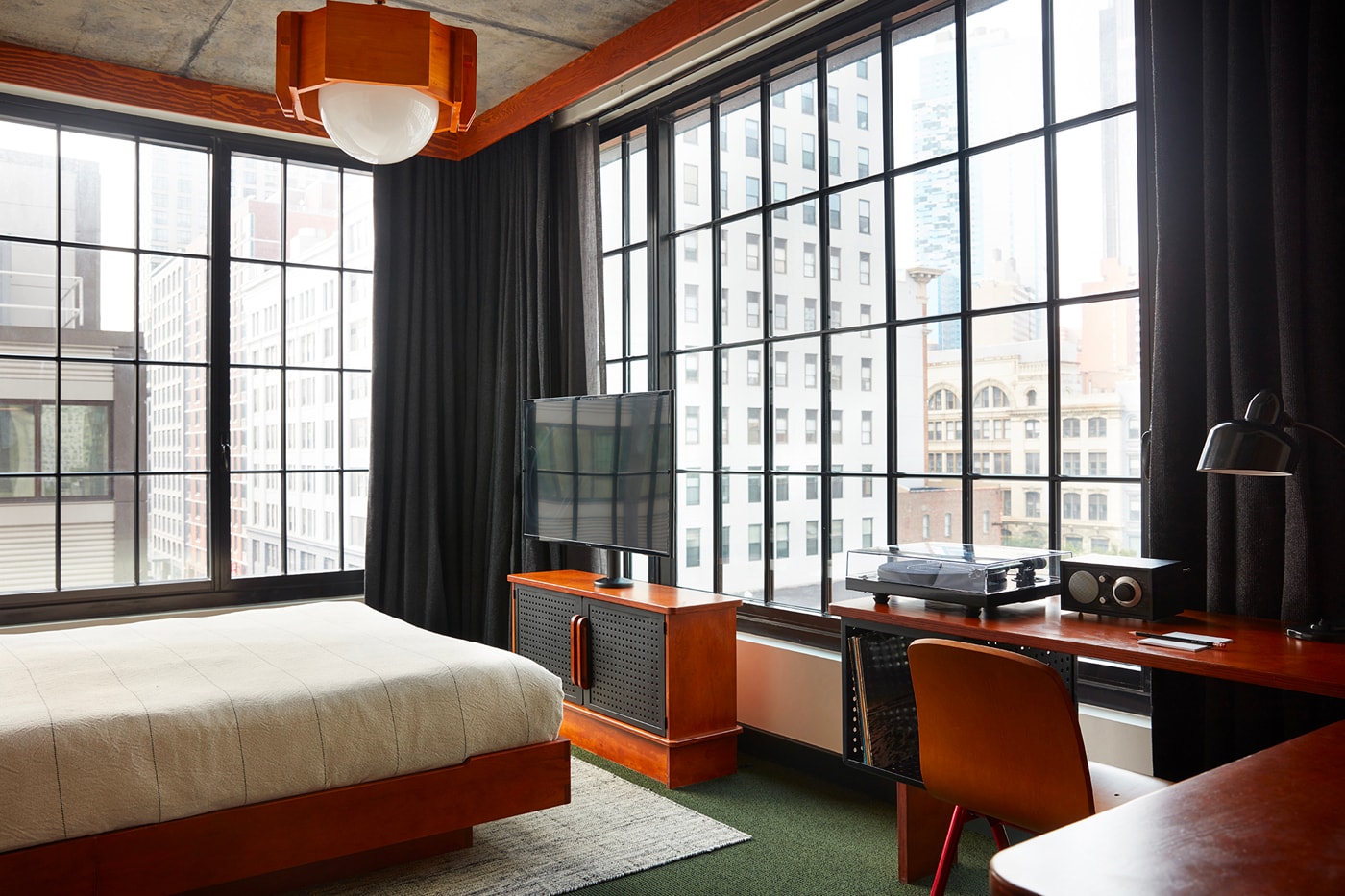 Ace Hotel New York NYC Brooklyn Windows Bedroom