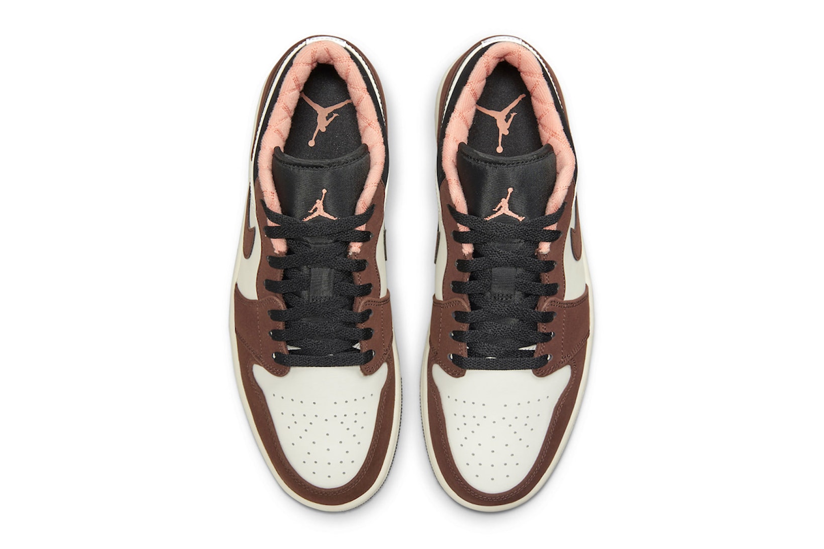 Nike Air Jordan 1 Low AJ1 Mocha Brown Pink White Sneakers Footwear Shoes Kicks