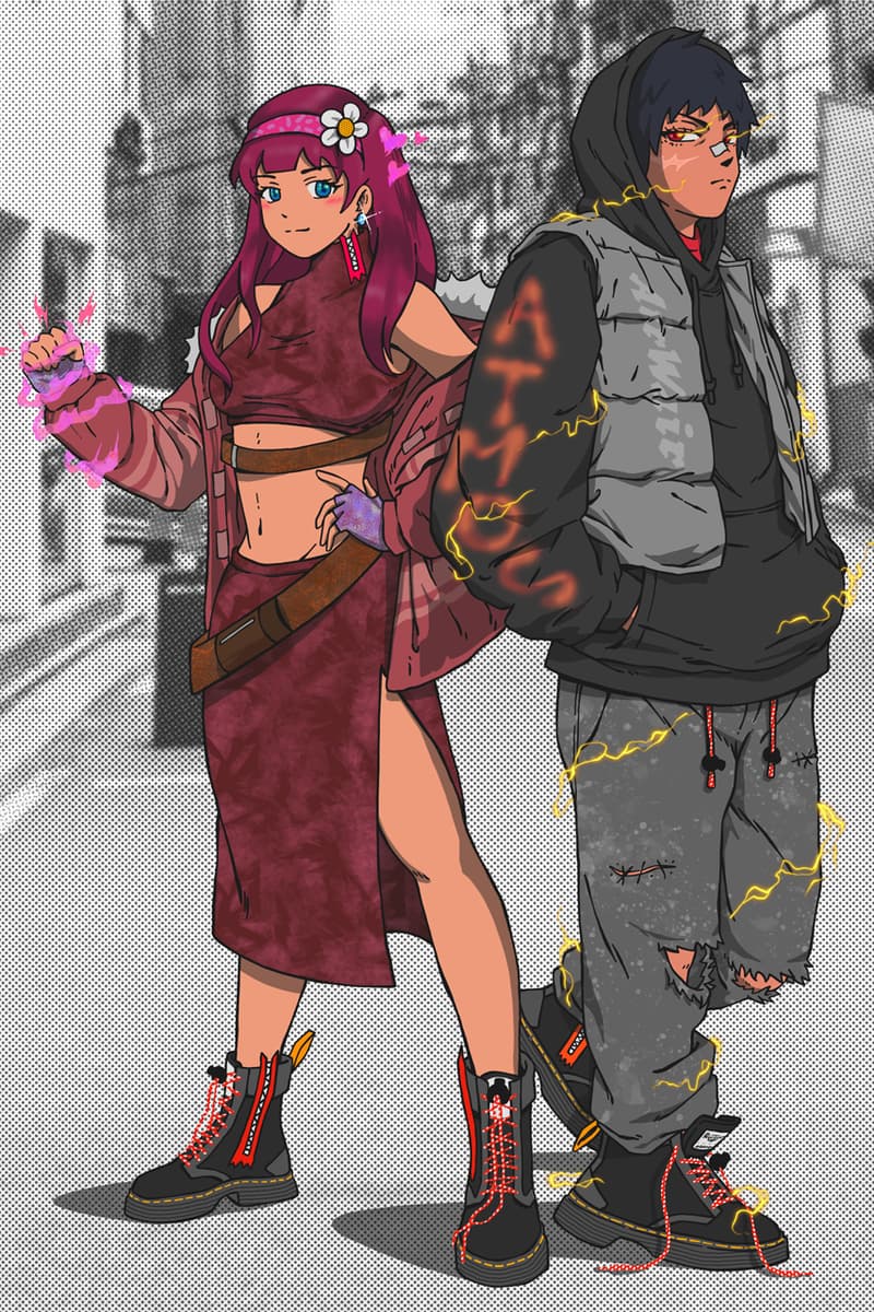 Dr. Martens Atmos Tarik zip boots Collaboration