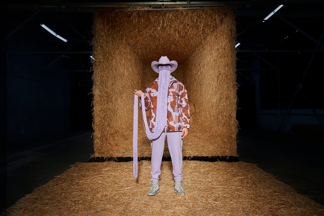 Beyoncé IVY PARK Rodeo Collection adidas Campaign Cow Print Jacket Cowboy Hat Pants Sneakers Men