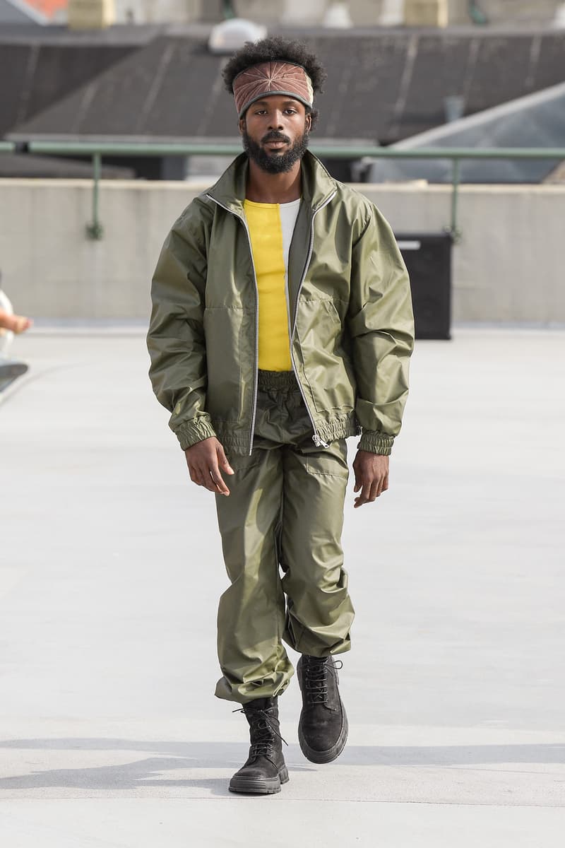 (di)vision Spring Summer 2022 runway show collection division Copenhagen Danish Brand Fashion Design Simon Nanna Wick upcycling jacket pants