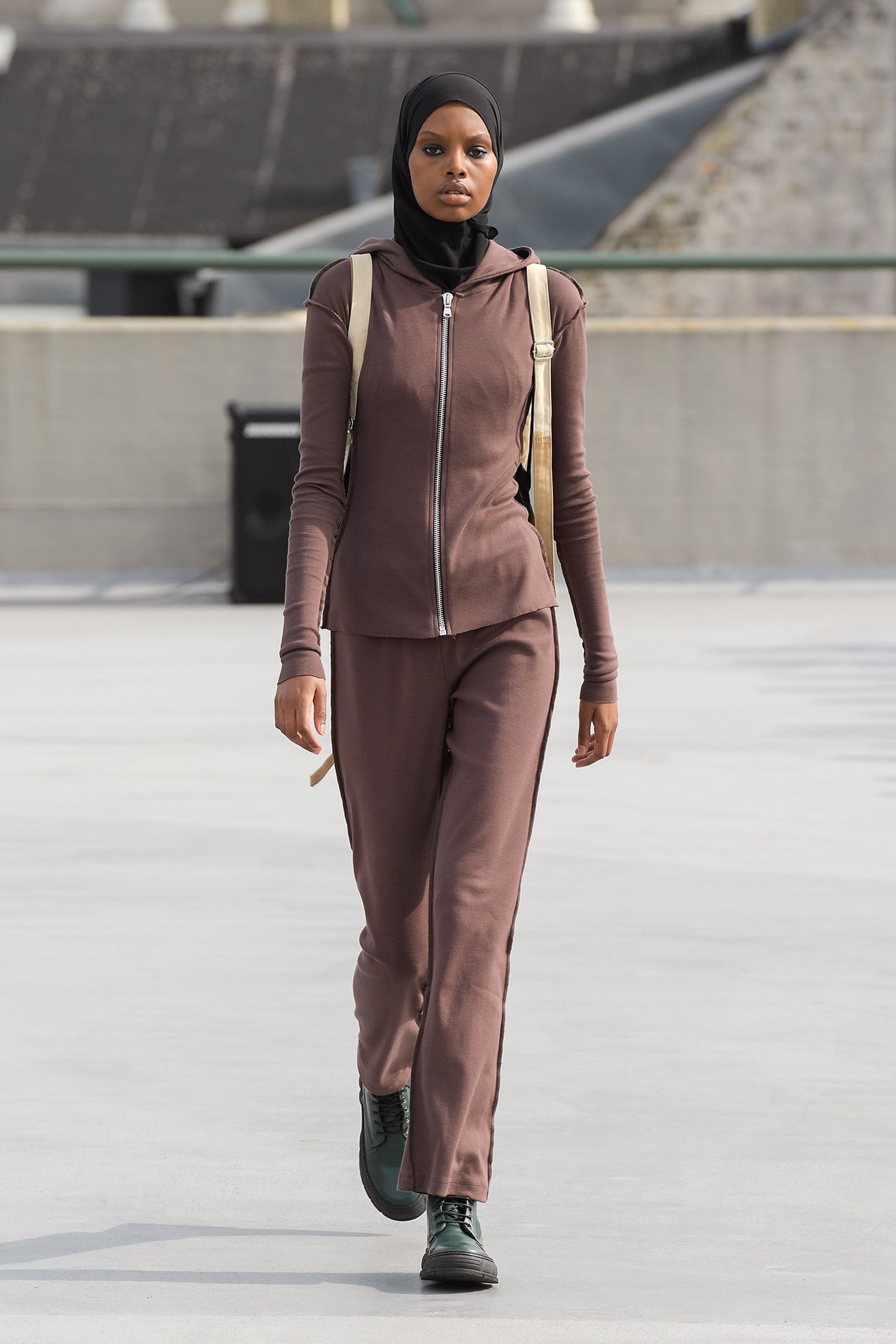 (di)vision Spring Summer 2022 runway show collection division Copenhagen Danish Brand Fashion Design Simon Nanna Wick upcycling jacket hoodie pants