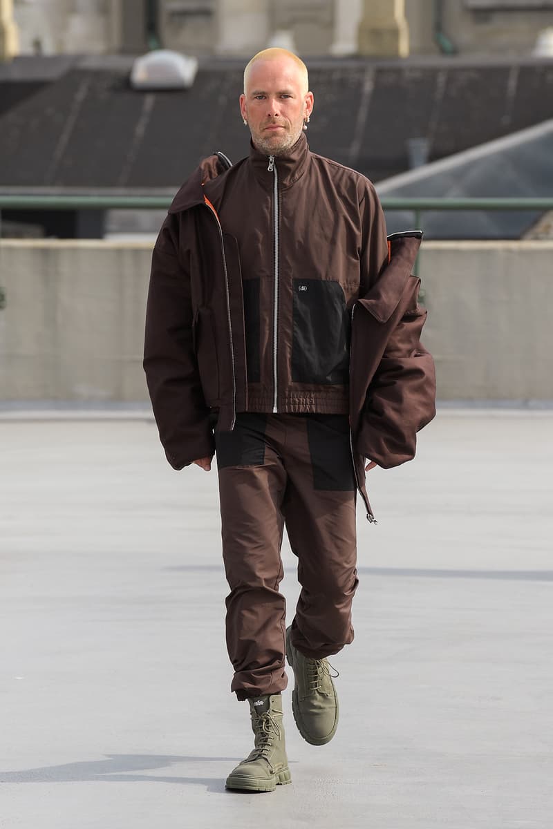 (di)vision Spring Summer 2022 runway show collection division Copenhagen Danish Brand Fashion Design Simon Nanna Wick upcycling jacket pants