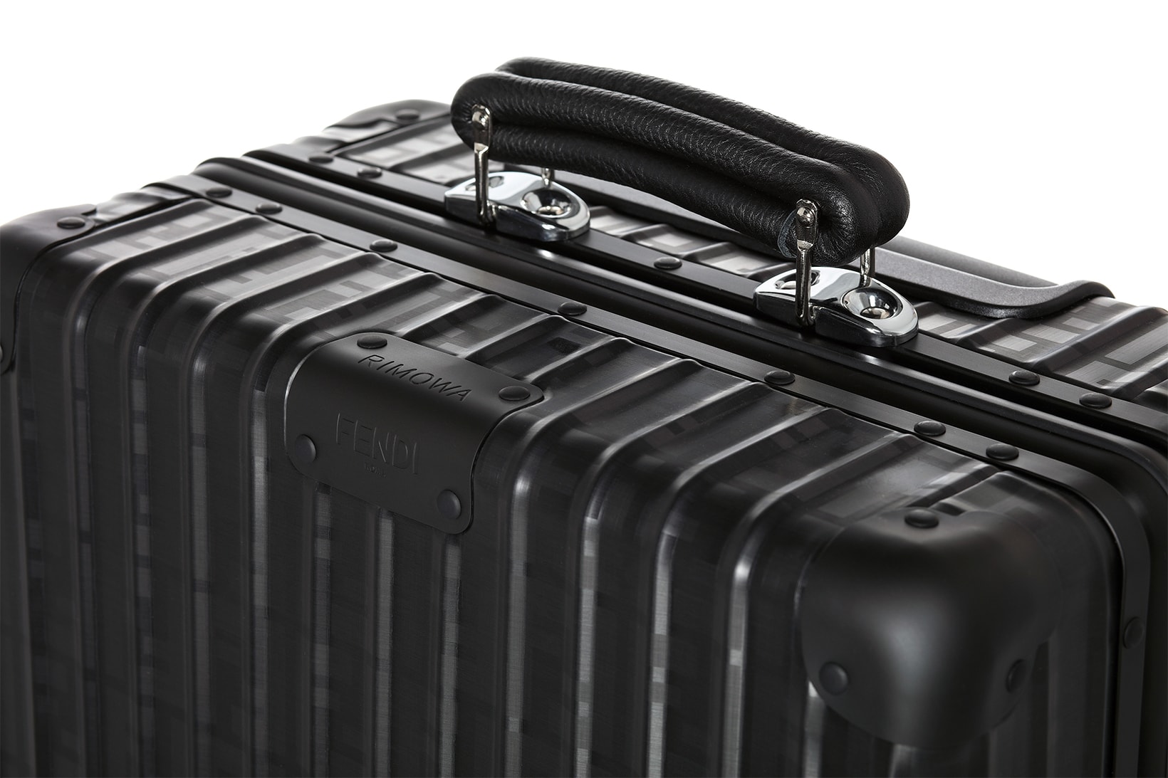 Fendi Rimowa Classic Cabin Suitcase Luggage Collaboration Black