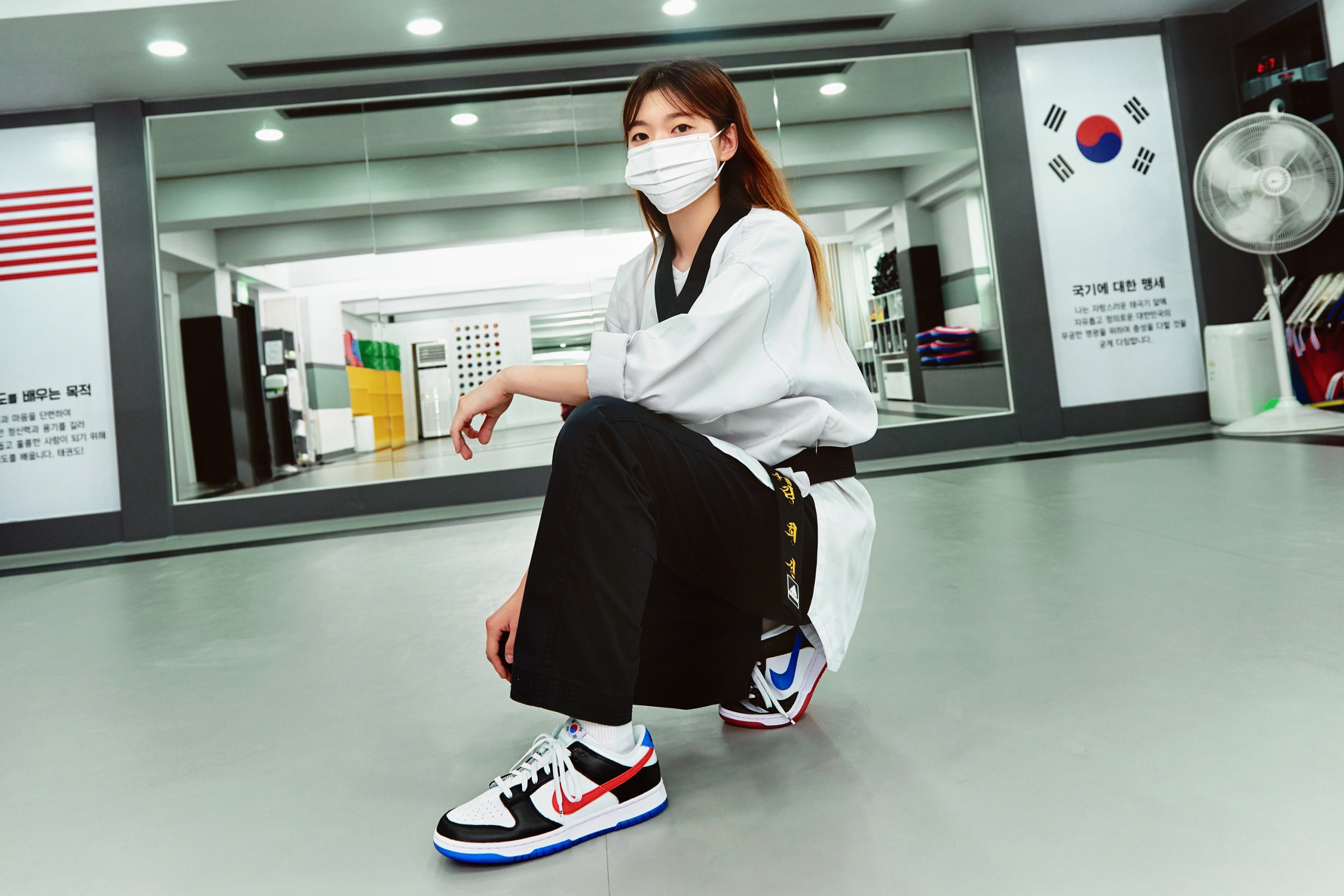 Nike Dunk Low Seoul South Korea Editorial Taekwondo