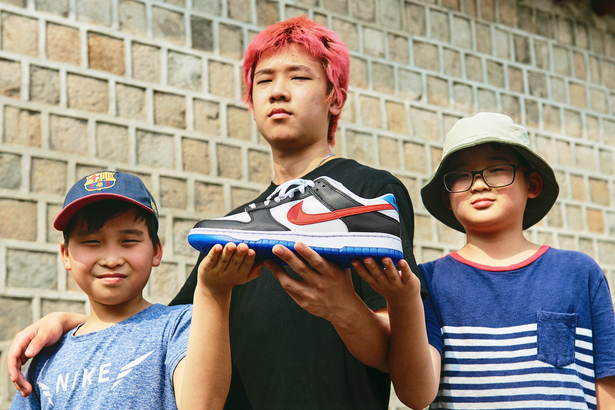 Nike Dunk Low Seoul South Korea Editorial Children Kids