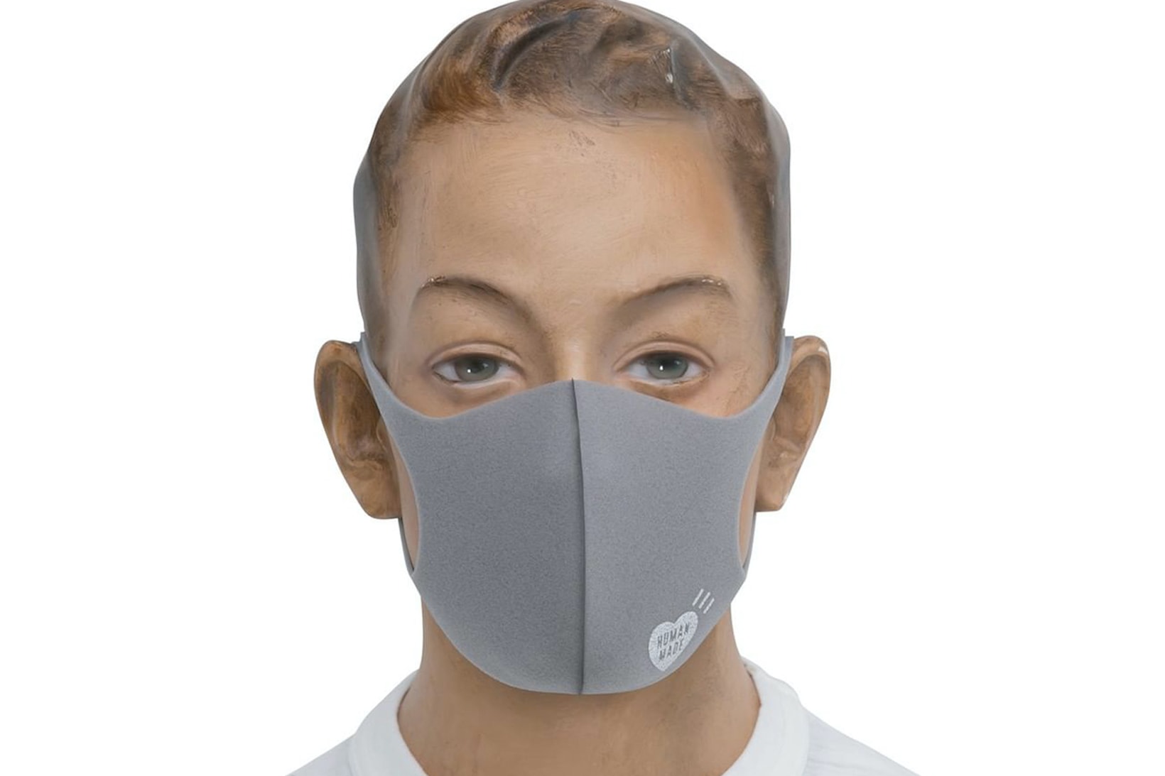 human made pitta face masks collaboration covid19 coronavirus light gray