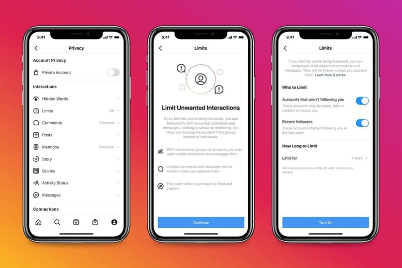 Instagram Rolls Out Limits, a Feature That Aims To Protect Users From Online Abuse