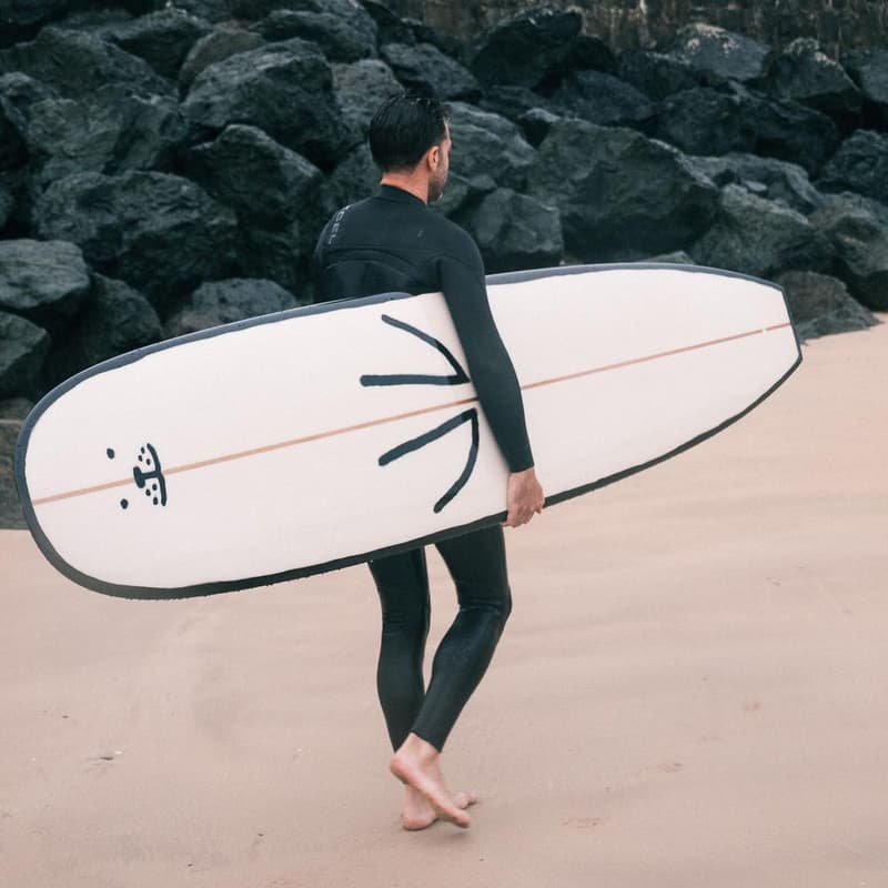 Jean Jullien Fernand Surfboards Hand-Painted Collaboration Seal