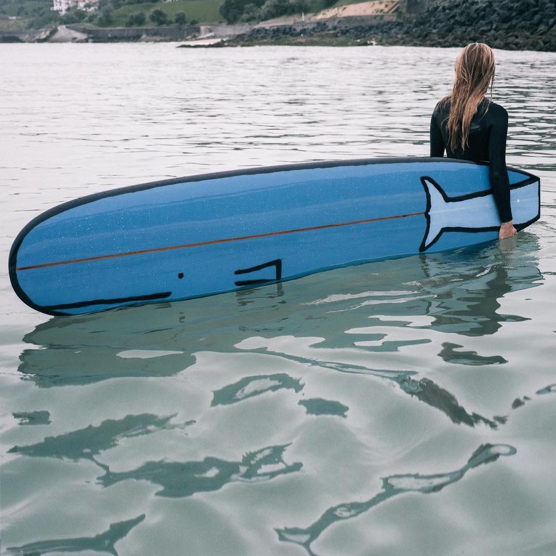 Jean Jullien Fernand Surfboards Hand-Painted Collaboration Whale