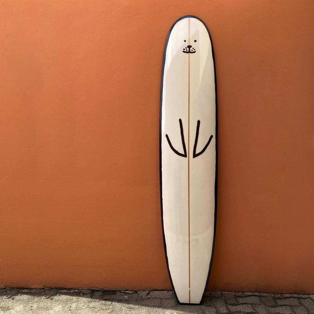 Jean Jullien Fernand Surfboards Hand-Painted Collaboration Seal